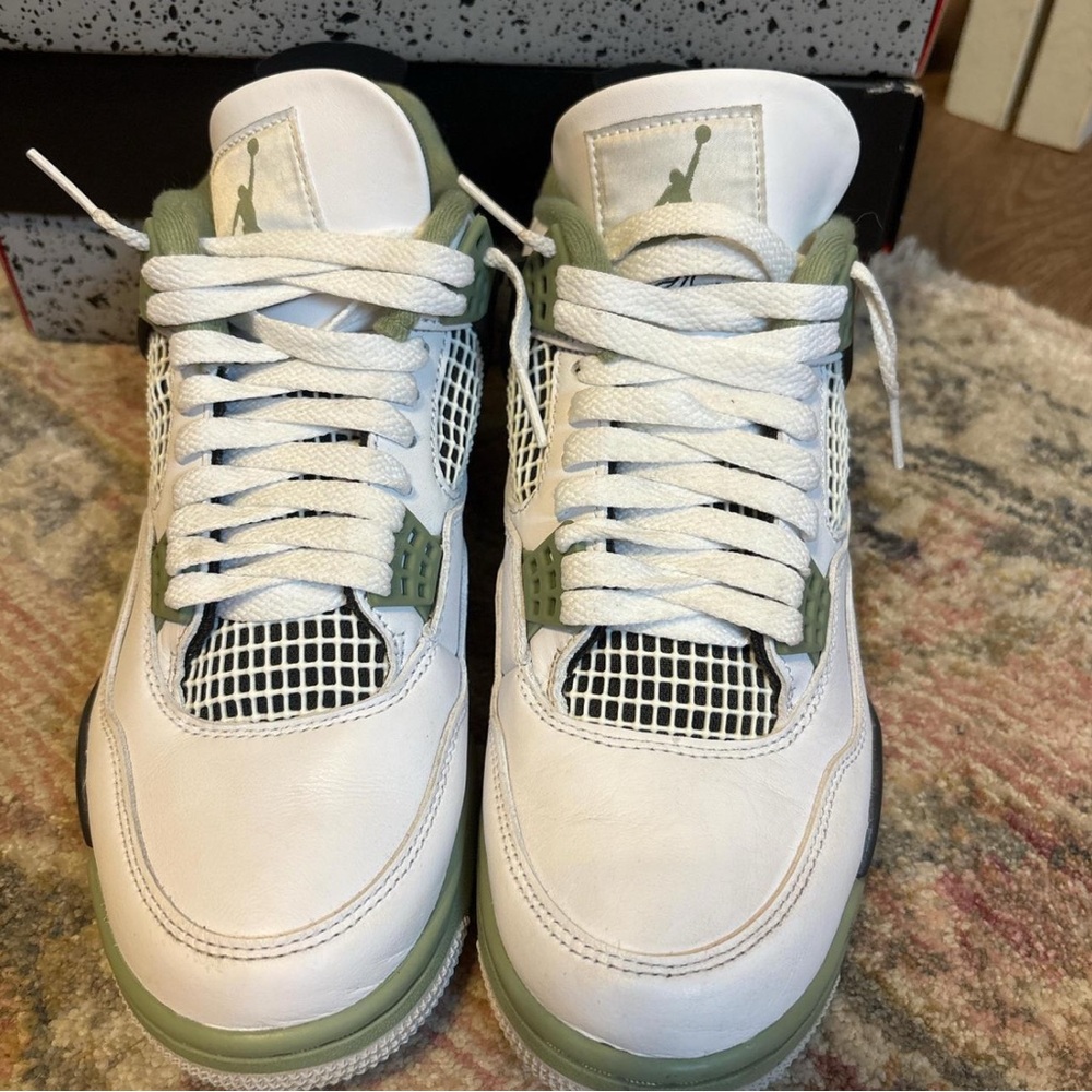 sea foam green jordan 4s - Picture 2 of 5